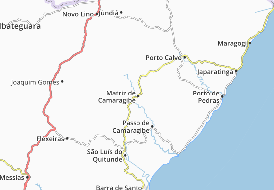 Matriz de Camaragibe Map