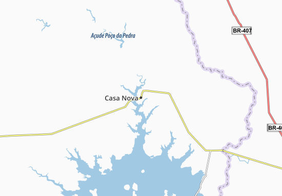 Karte Stadtplan Casa Nova