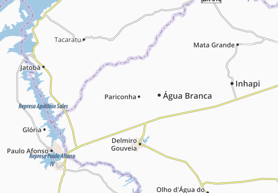 Pariconha Map
