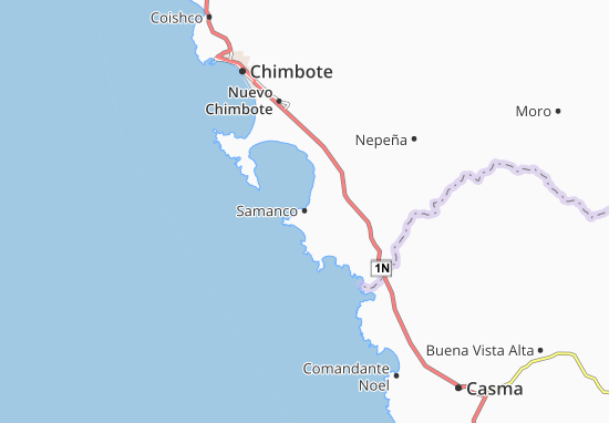 Samanco Map