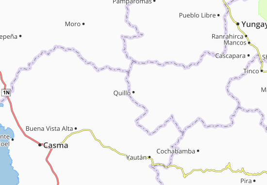 Kaart Plattegrond Quillo