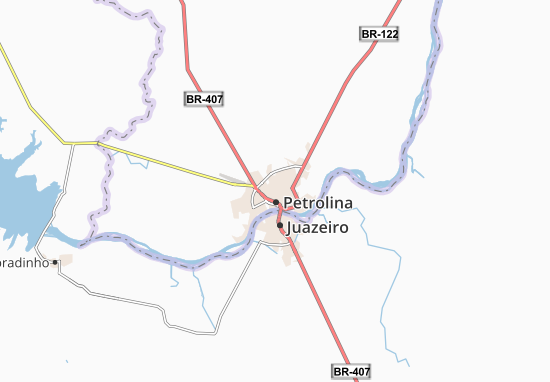 Mapa Petrolina