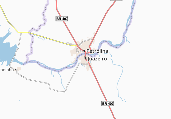 Karte Stadtplan Juazeiro