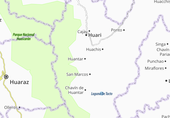 Karte Stadtplan Huantar