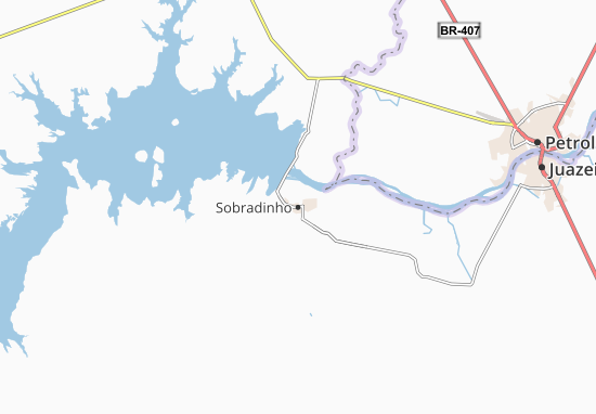 Kaart Plattegrond Sobradinho