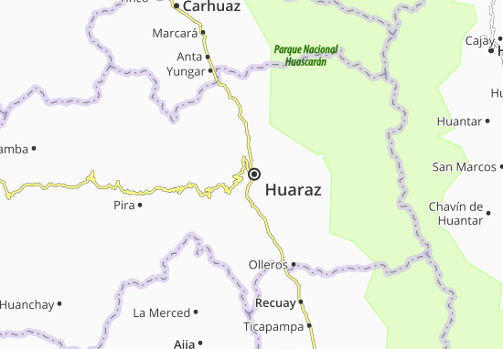 Mapa Huaraz