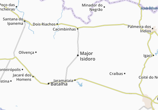 Karte Stadtplan Major Isidoro