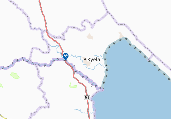 Kaart Plattegrond Kyela