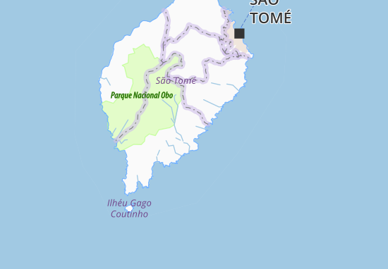 Mapa São João dos Angolares