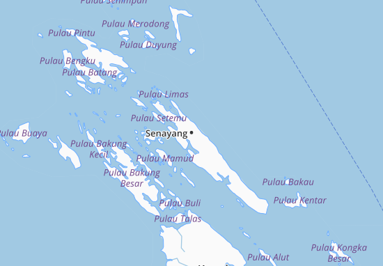 Karte Stadtplan Senayang