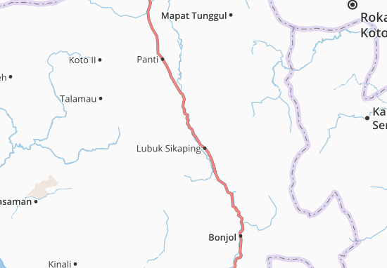 Karte Stadtplan Lubuk Sikaping