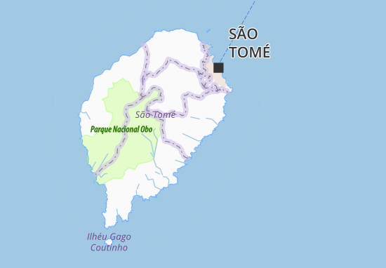 Karte Stadtplan Alto Vouga