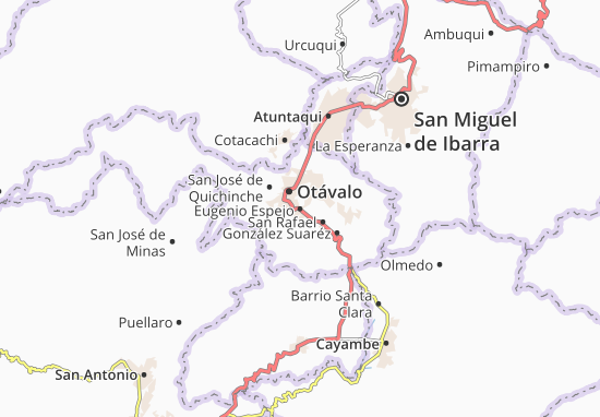 Karte Stadtplan Eugenio Espejo