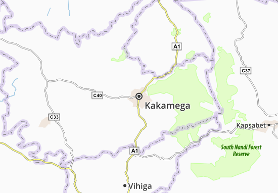 Karte Stadtplan Kakamega