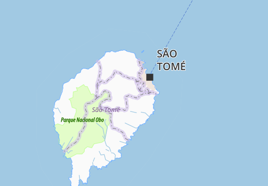 Karte Stadtplan Obó Lombo
