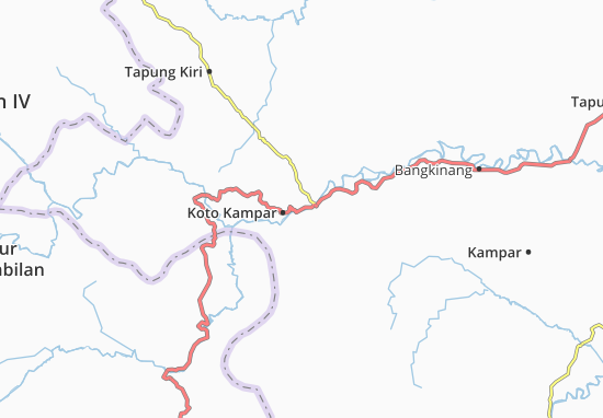 Kaart Plattegrond Koto Kampar