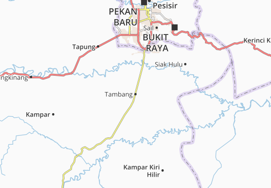 Kaart Plattegrond Tambang