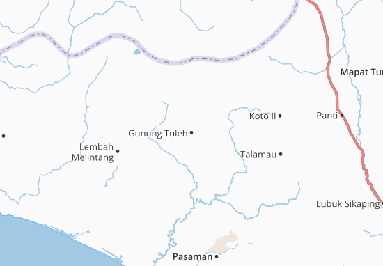 Karte Stadtplan Gunung Tuleh