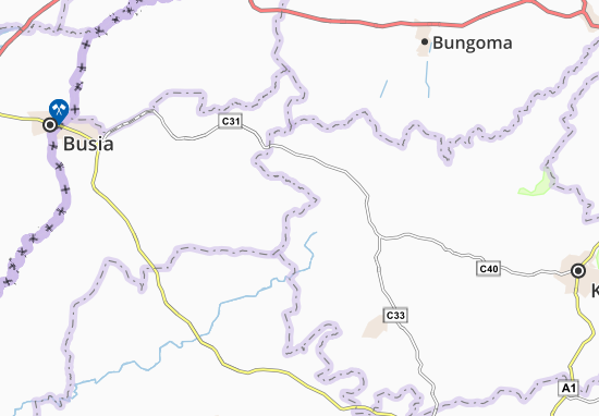 Karte Stadtplan Buhuyi