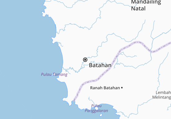Karte Stadtplan Batahan