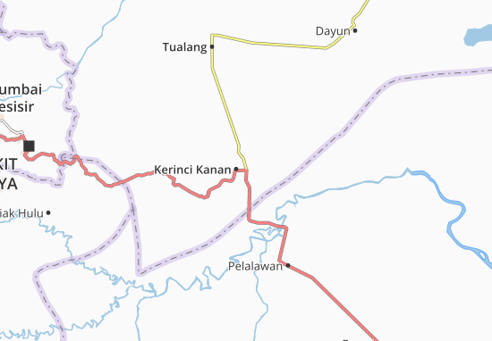 Kerinci Kanan Map