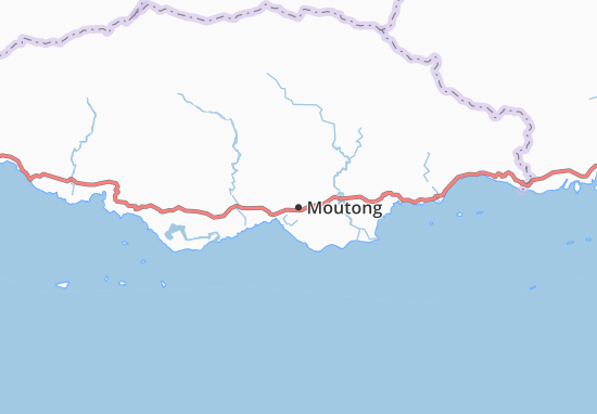 Moutong Map