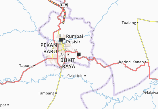 Kaart Plattegrond Bukit Raya