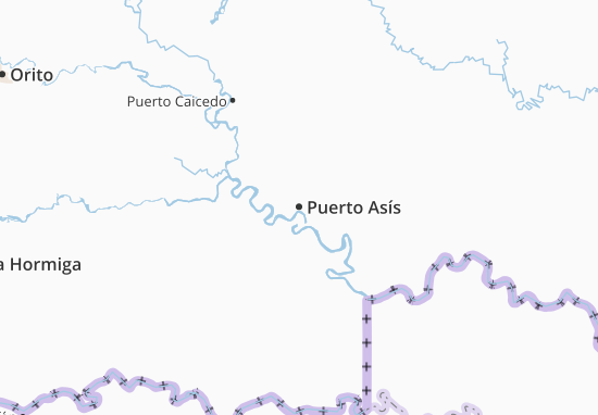 Mapa Puerto Asís