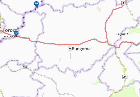 Mapa Bungoma