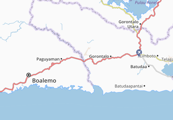 Mapa Boliyohut