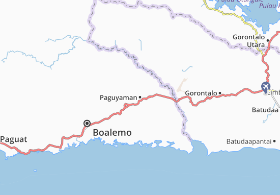 Paguyaman Map
