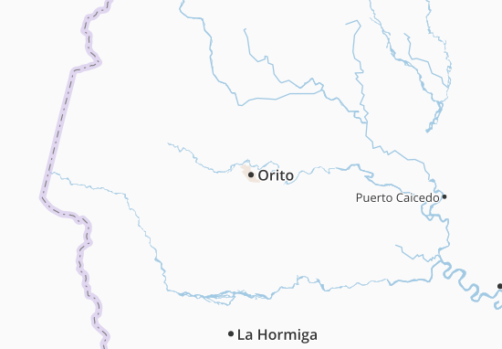 Karte Stadtplan Orito