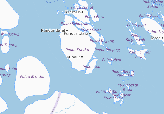 Karte Stadtplan Kundur