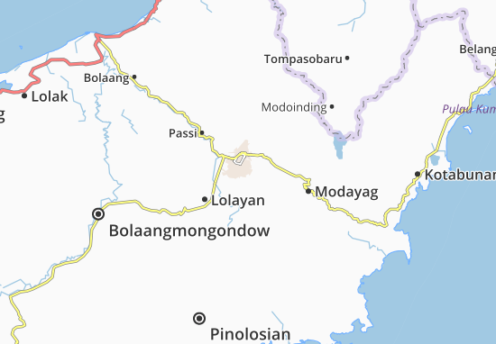 Kaart Plattegrond Lolayan