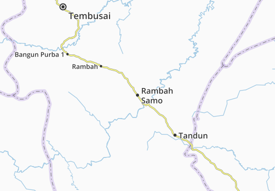 Kaart Plattegrond Rambah Samo