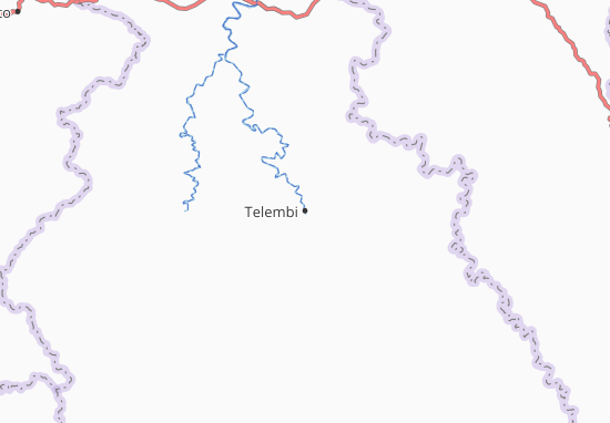 Kaart Plattegrond Telembi