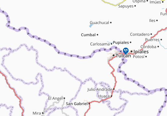 Kaart Plattegrond Tufiño