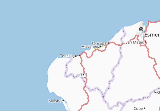 Mapa Tonchigue