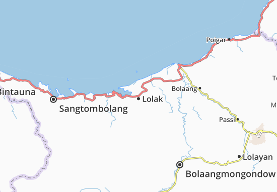 Mapa Lolak