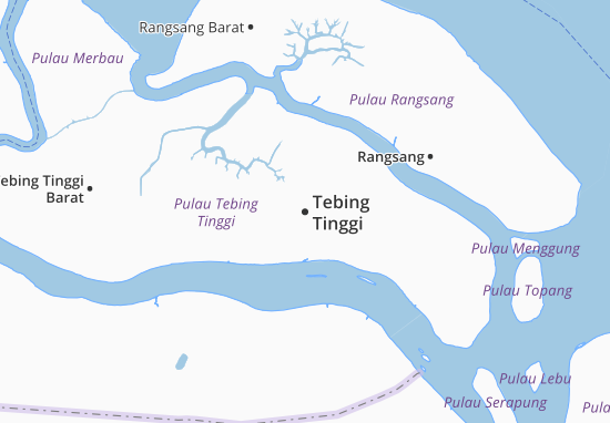 Tebing Tinggi Map