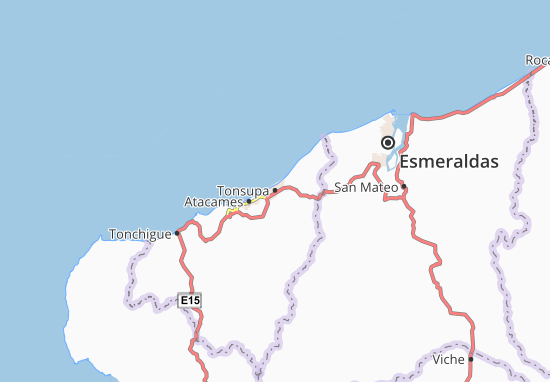 Tonsupa Map