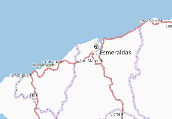 Karte Stadtplan Vuelta Larga
