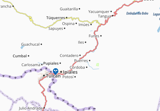 Contadero Map
