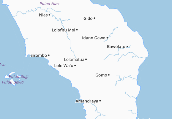 Lolomatua Map