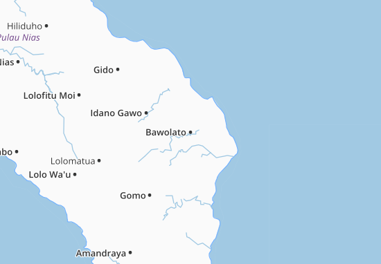 Mapa Bawolato