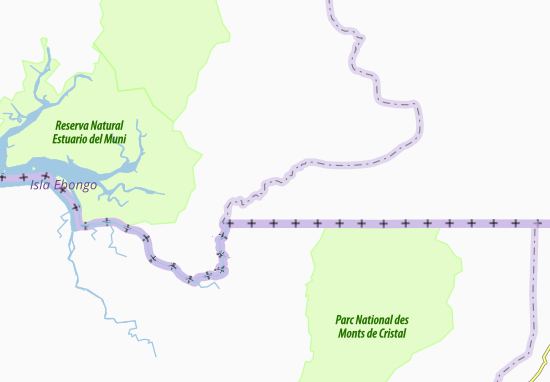 Karte Stadtplan Mvengayong