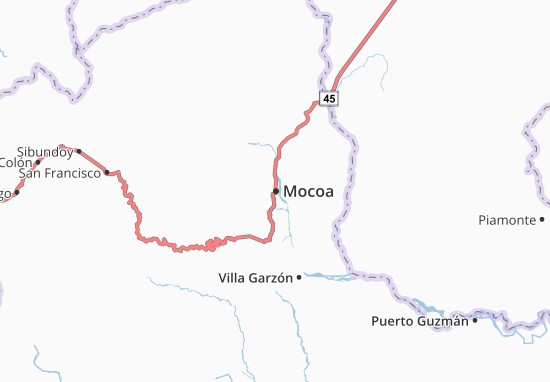 Mapa Mocoa