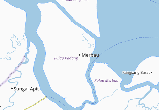 Kaart Plattegrond Merbau