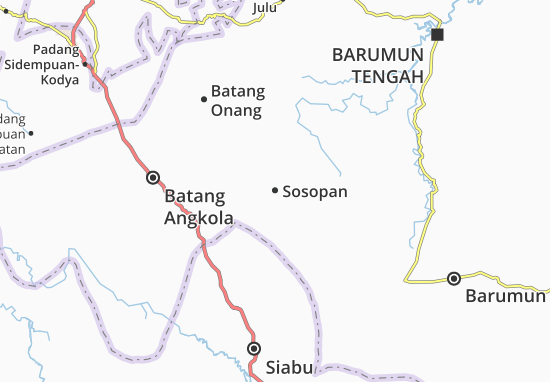 Karte Stadtplan Sosopan