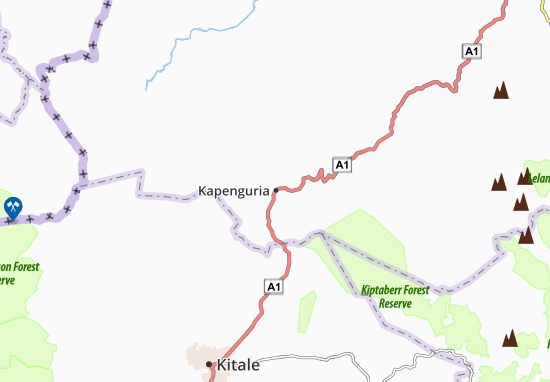 Kapenguria Map